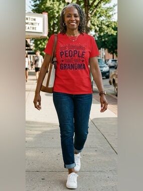 Statement T-Shirt: My Favorite People Call Me Grandma. Choose your color & size.